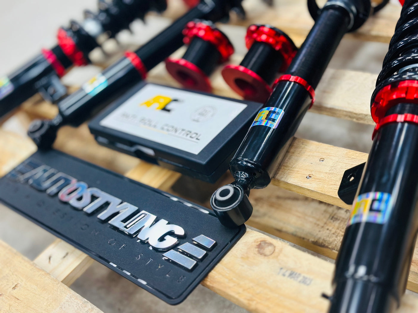 ARC PRO VERSION COILOVERS WITH CAMBER  BMW E46 METAL MOUNTING