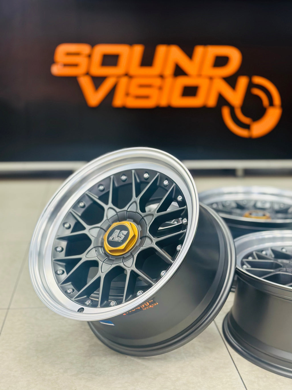 17” AS BBS 506 4/100 & 5/100 matt grey wheels