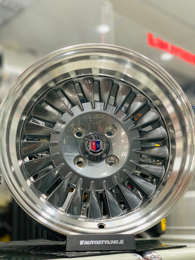 15” AS-PIRI 4/100 GUNMETAL WHEELS