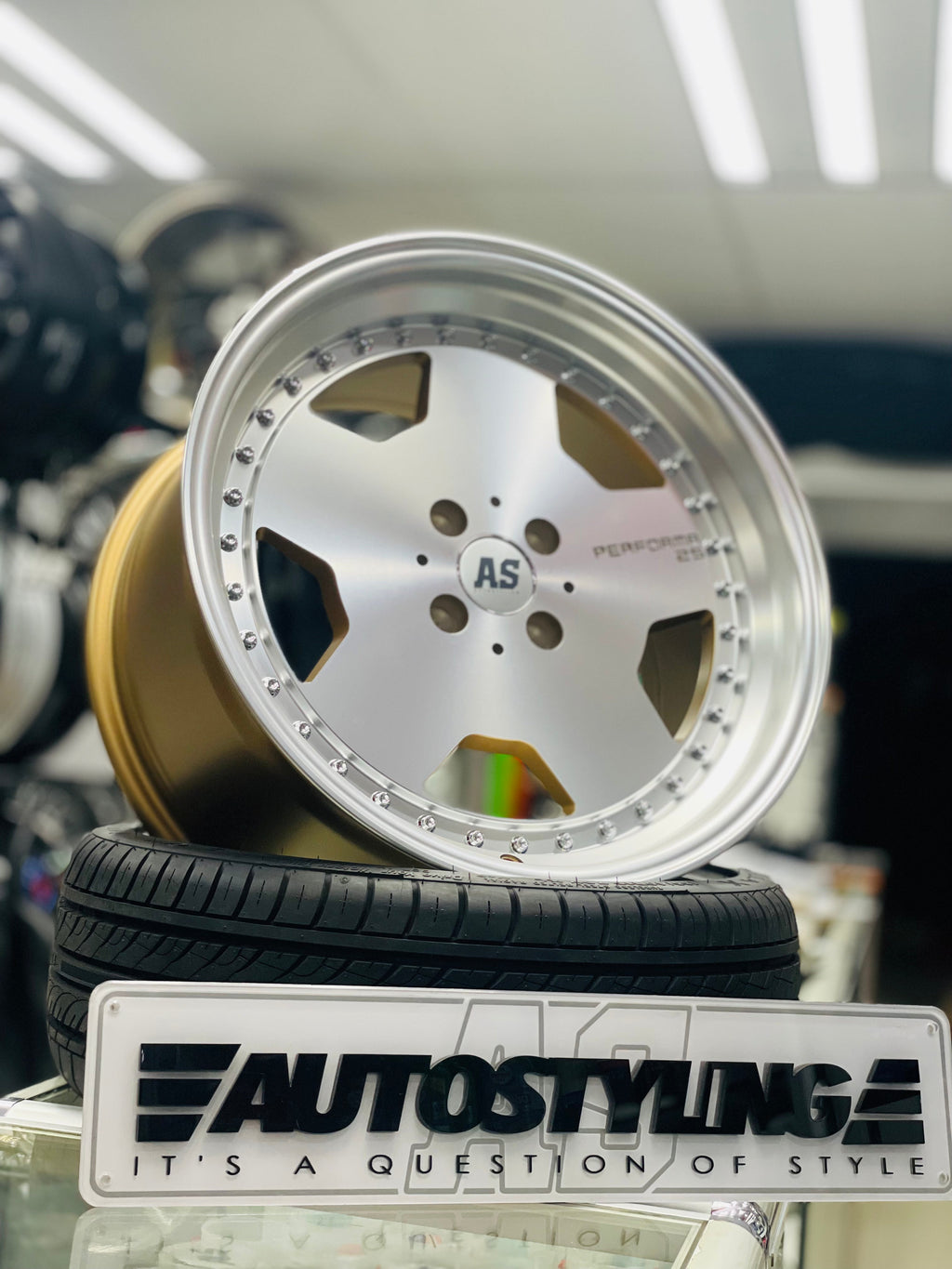 17''  AS-AMG PERFORMA M/ BLOCK 4/100 & 5/100 WHEELS