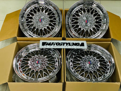 18” AS- MESH 5/100 5/120 SILVER CHROME