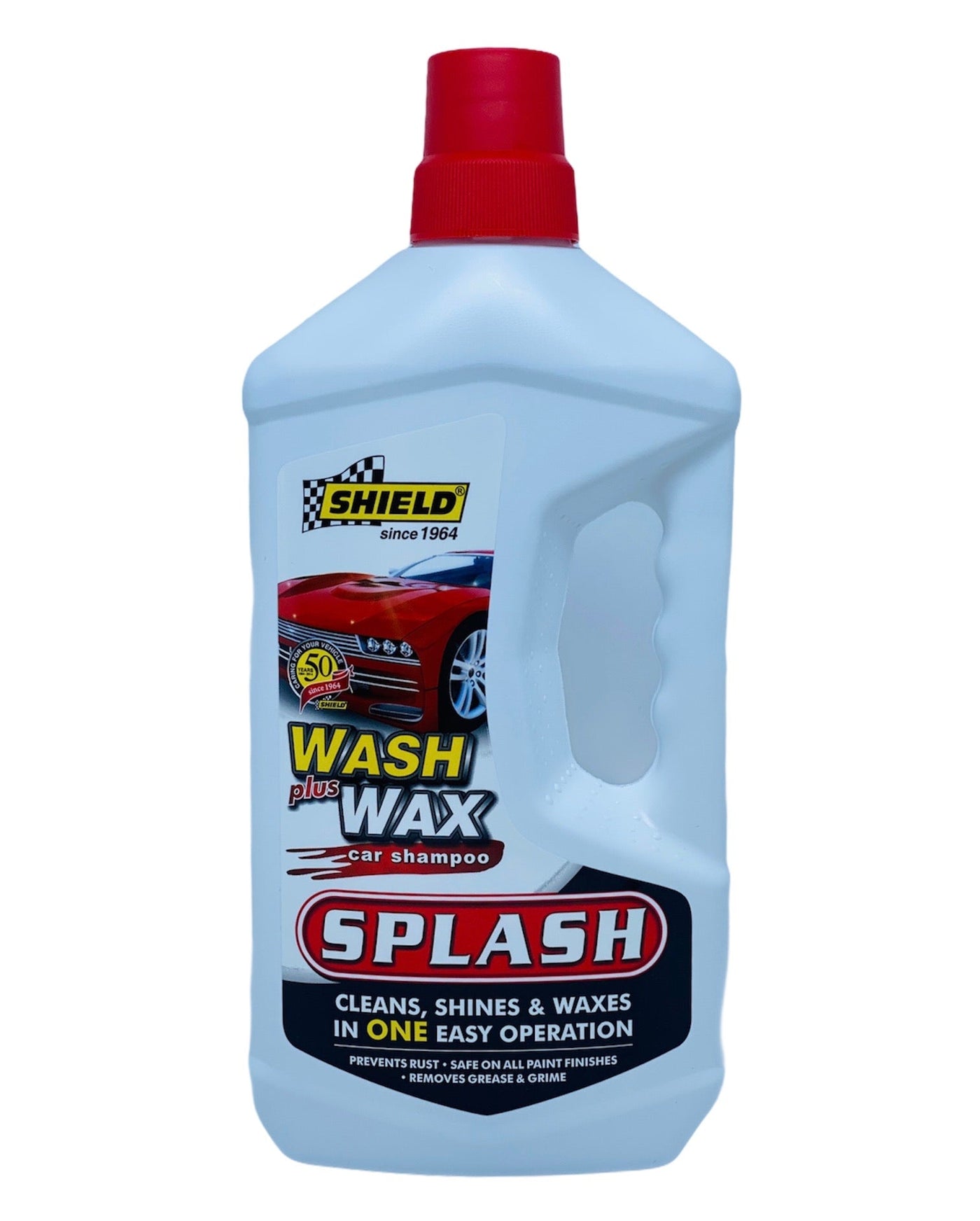 SHIELD SPLASH WHASH & WAX CAR SHAMPOO