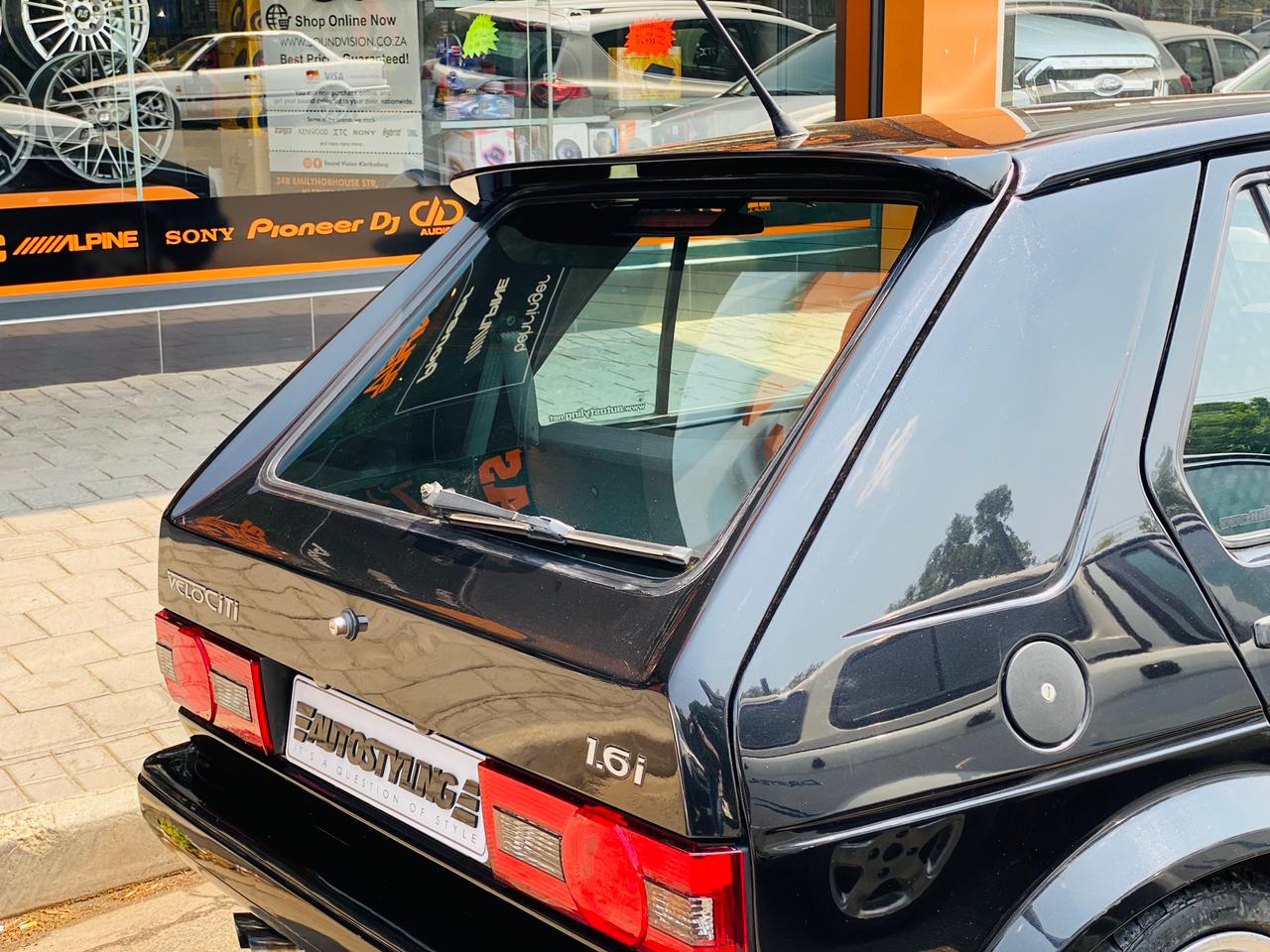 Golf 1 RLINE roof spoiler gloss black