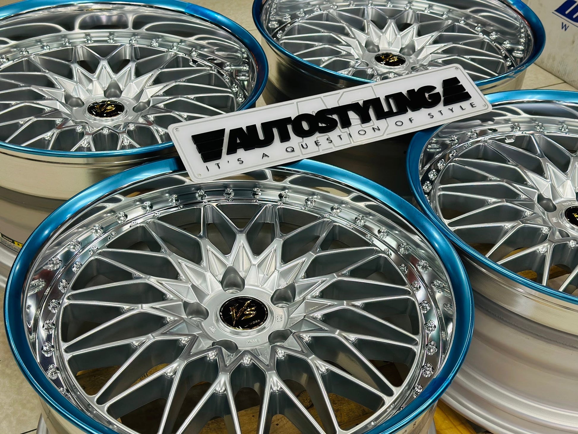 20” WORK VSXV 3pce split wheels 5/120