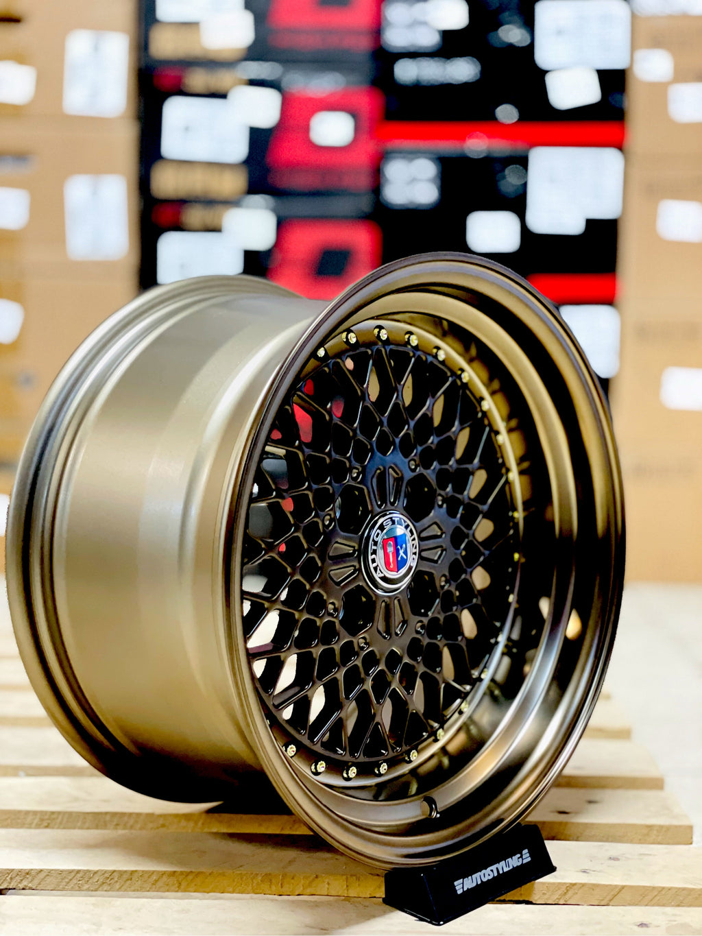 15” As-mesh bronze