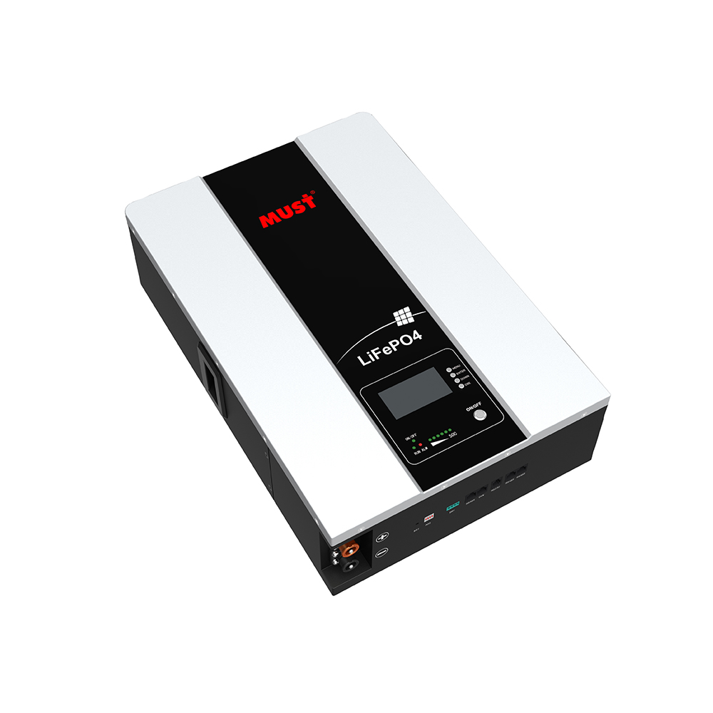 LITHIUM BATTERY WALL MOUNTED LP16-48200 LiFePO4 Battery 10240WH (51.2V/200Ah)