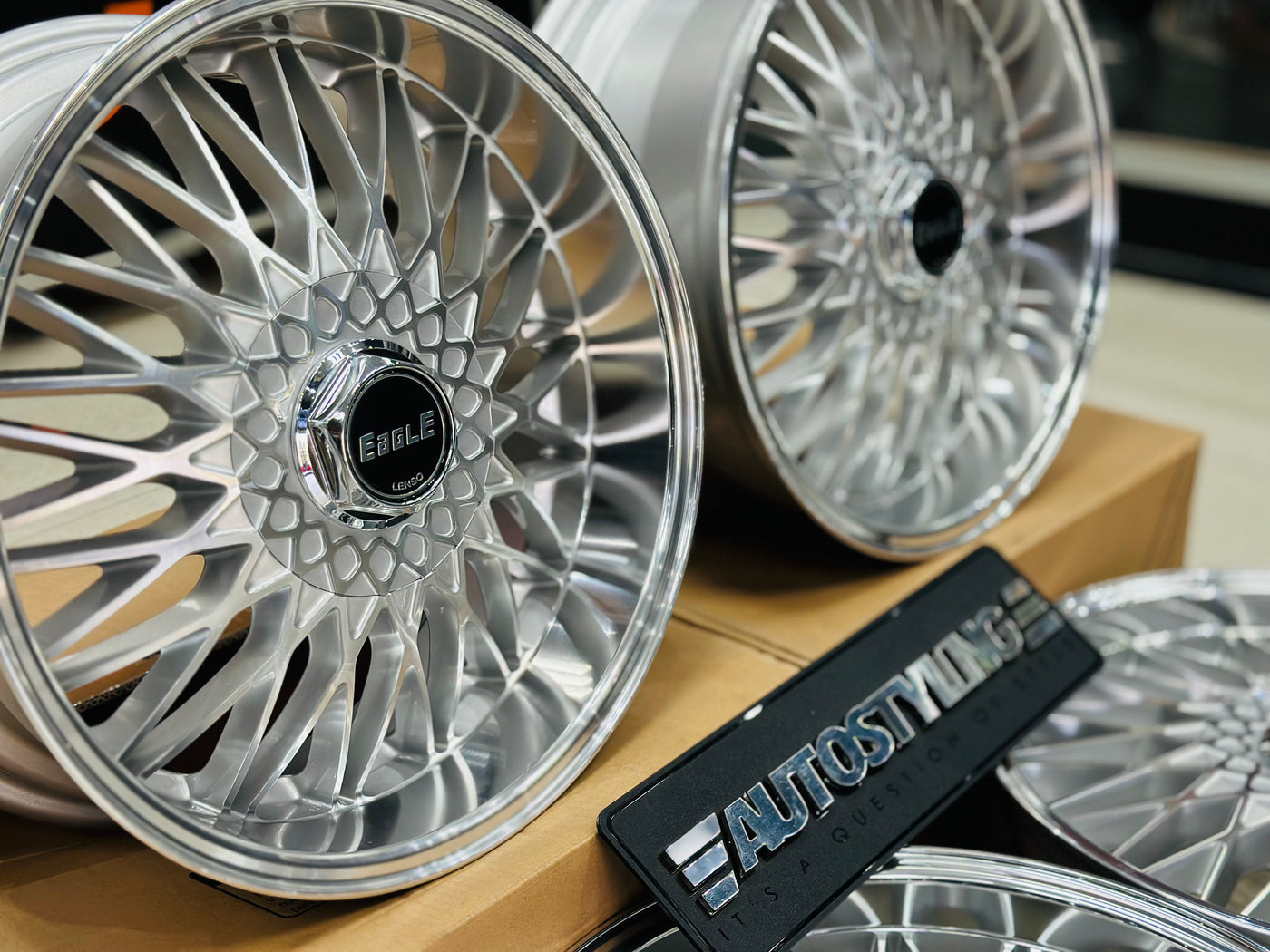 17” ORIGINAL LENSO  EAGLE 4x100 & 4x114 wheels