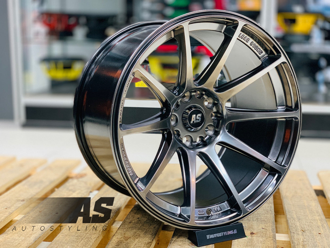 18” AS- XXR  5/114 5/120 GUNMETAL