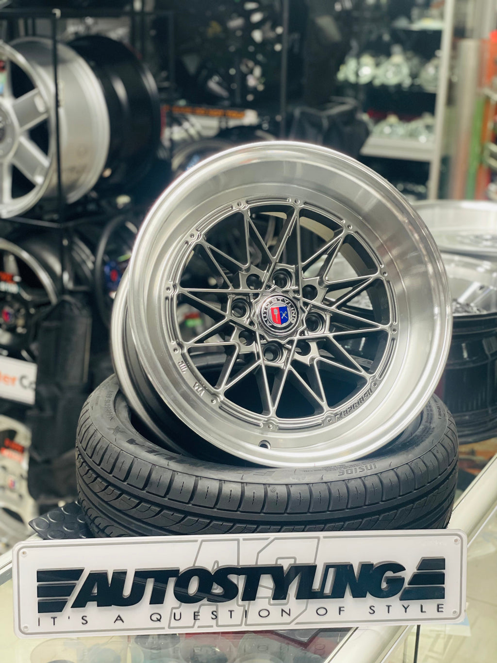 15” AS-1512 4/100 & 4/108 PCD wheels