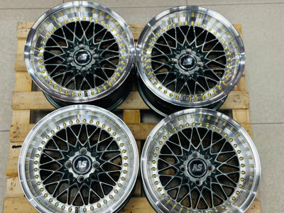 15” AS-7418 VS  GUNMETAL 4/100 4/114 wheels
