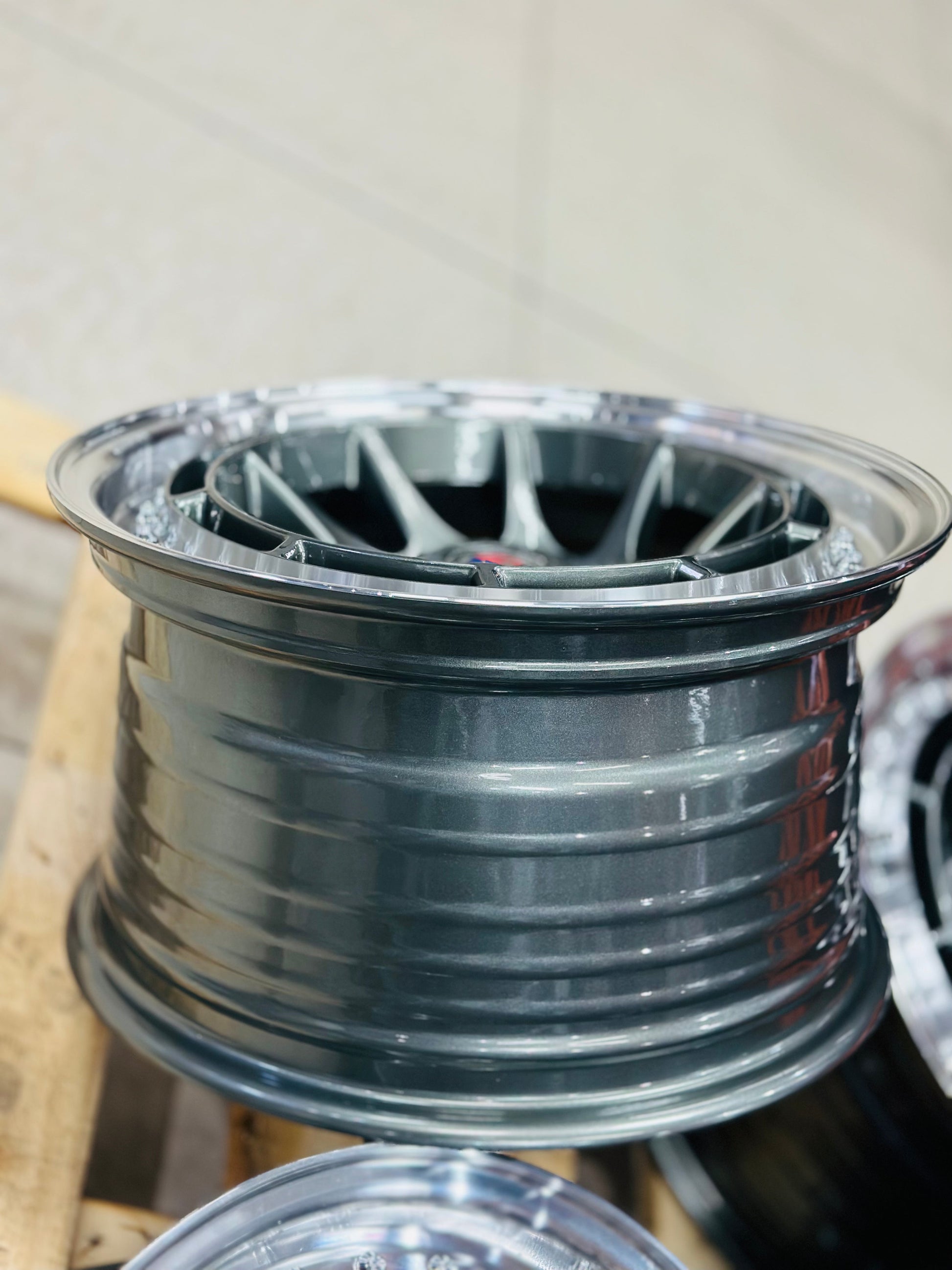 15” AS-7574 GUNMETAL 4/100 4/108 wheels