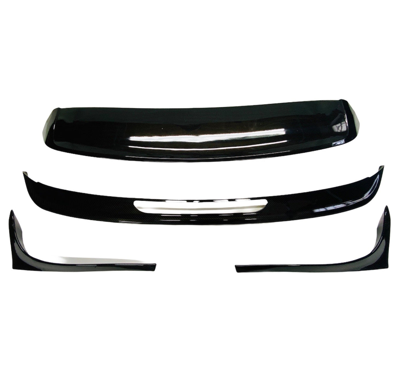 VW MK 7 TSI TO GTI 4PCE BOOT SPOILER CARBON LOOK