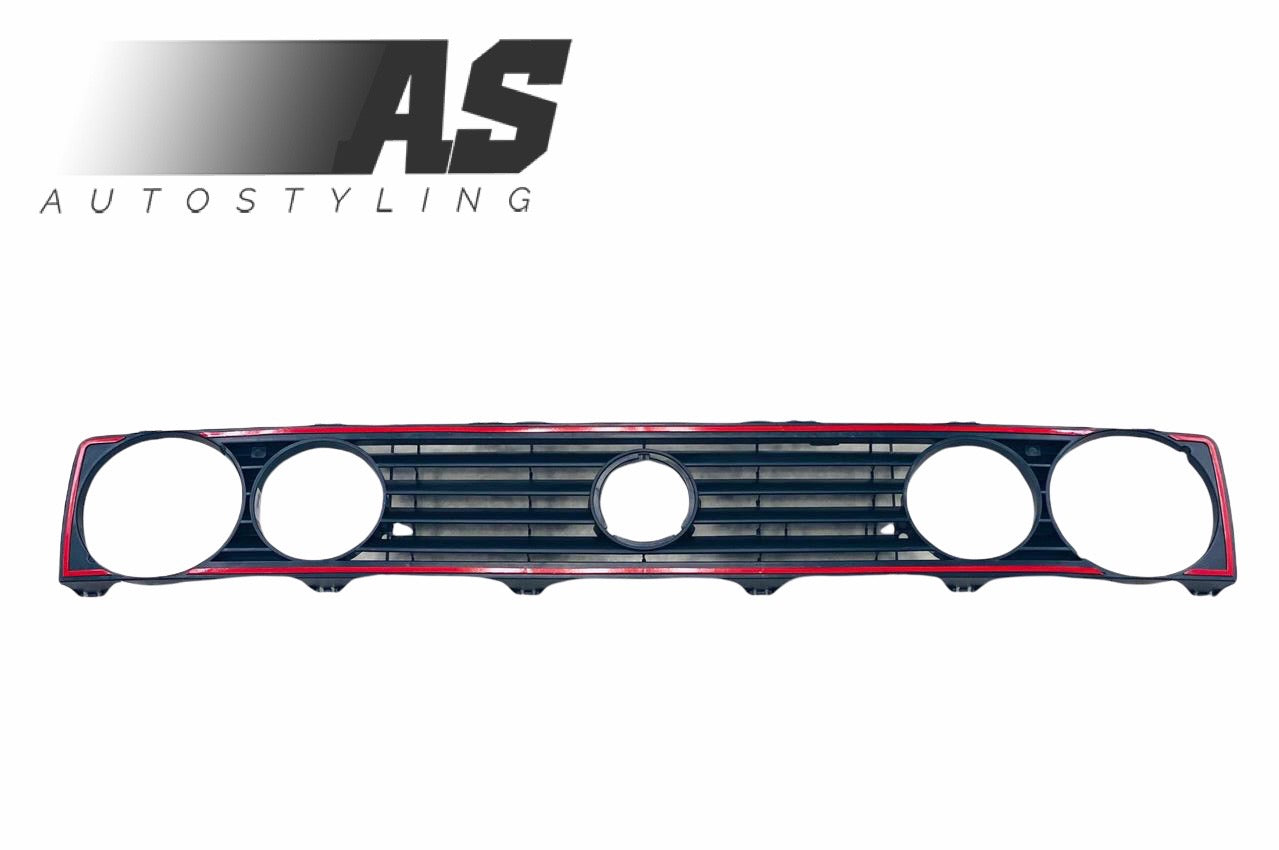 VW MK1 GRILL DOUBLE RED LINE