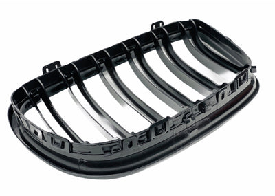 BMW E92 PREFACE LIFT DOUBLE SLAT GLOSS BLACK KIDNEY GRILLS