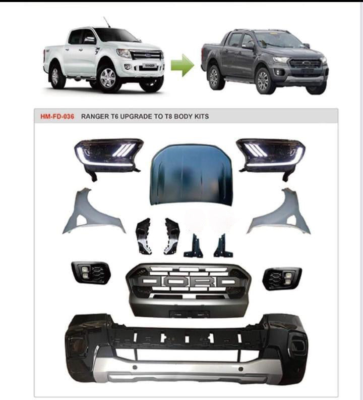 FORD Ranger T6 to T8 conversion kit