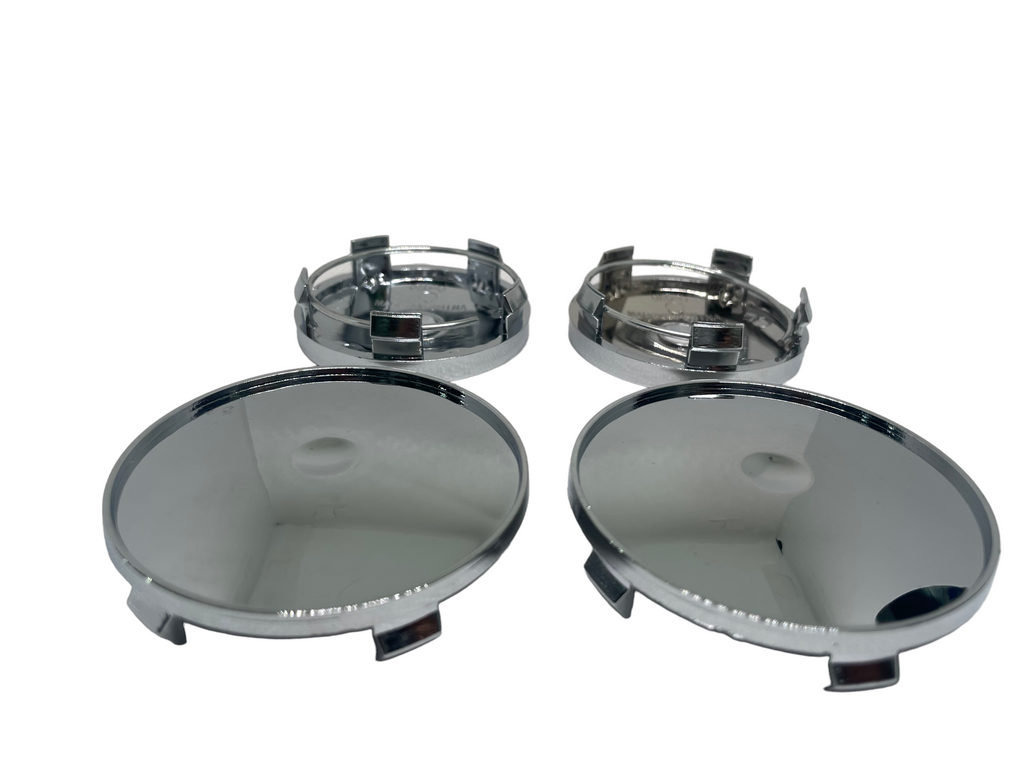 Universal rim / wheel centre caps chrome