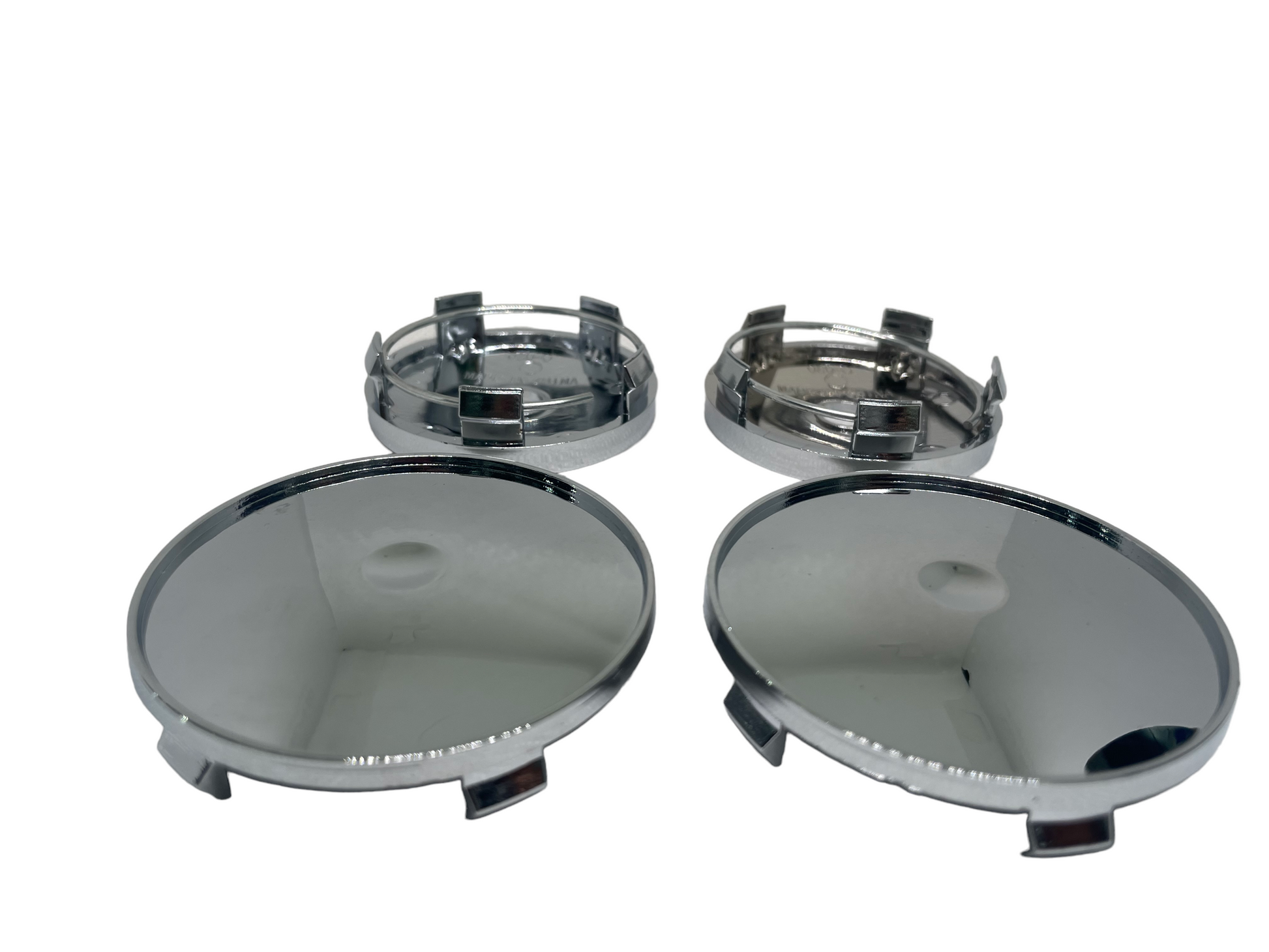 Universal rim / wheel centre caps chrome
