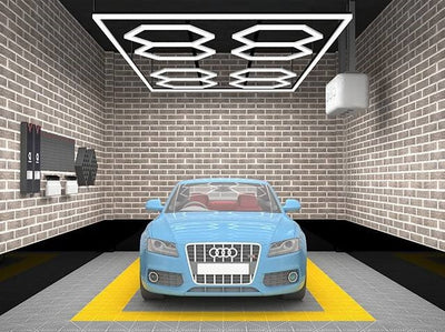 Designer Hexagon /arrow led lights 4.8m x2.4m