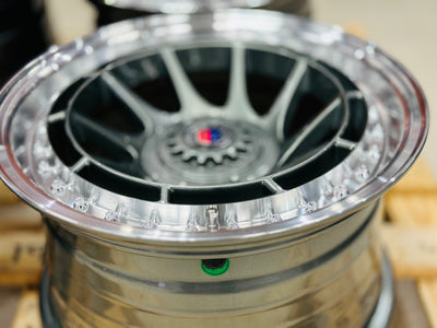 15” AS-7158  GUNMETAL 4/100 4/114 wheels