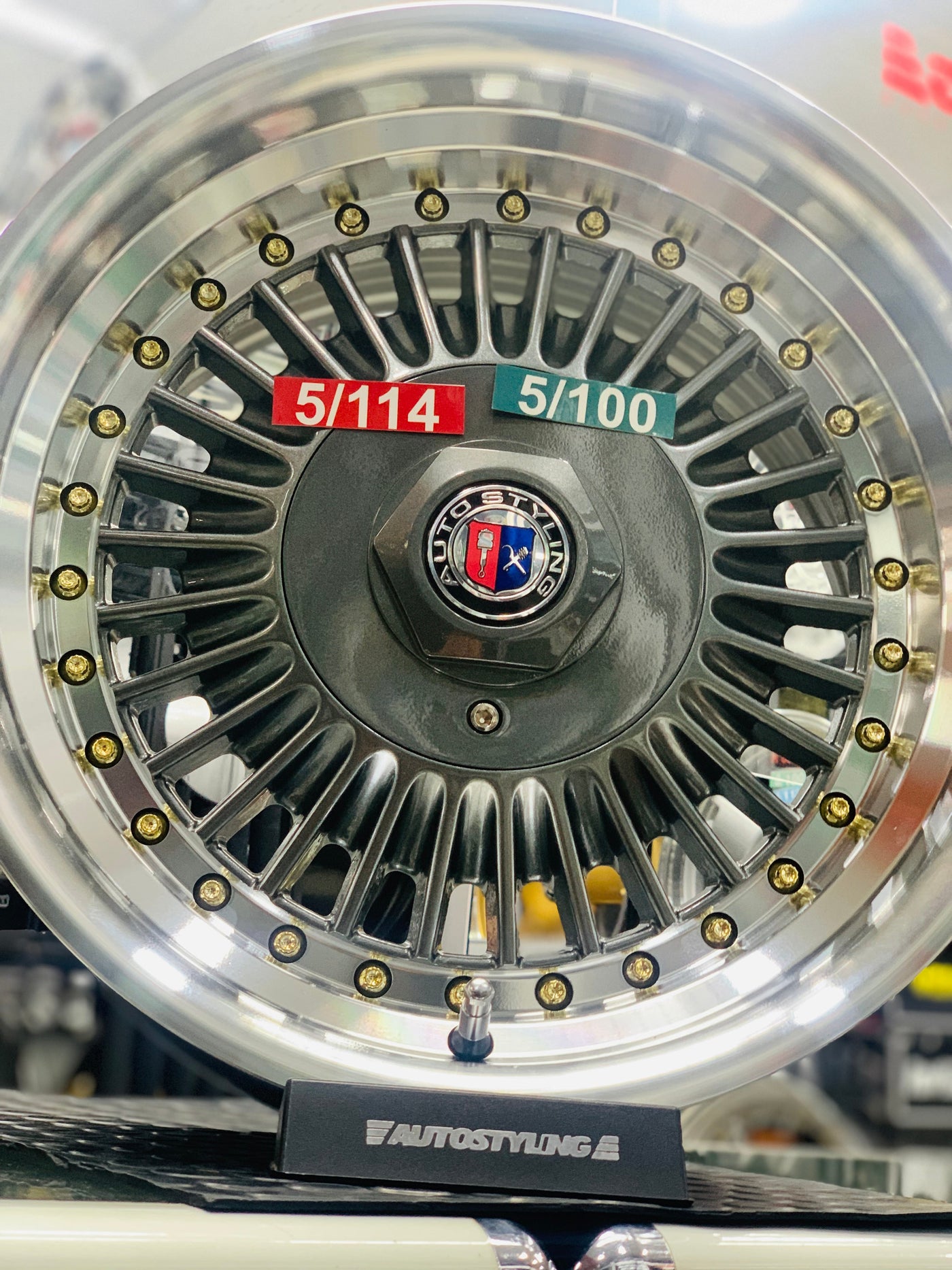 15” AS- EMITZ 5x100 & 5x114 gunmetal wheels