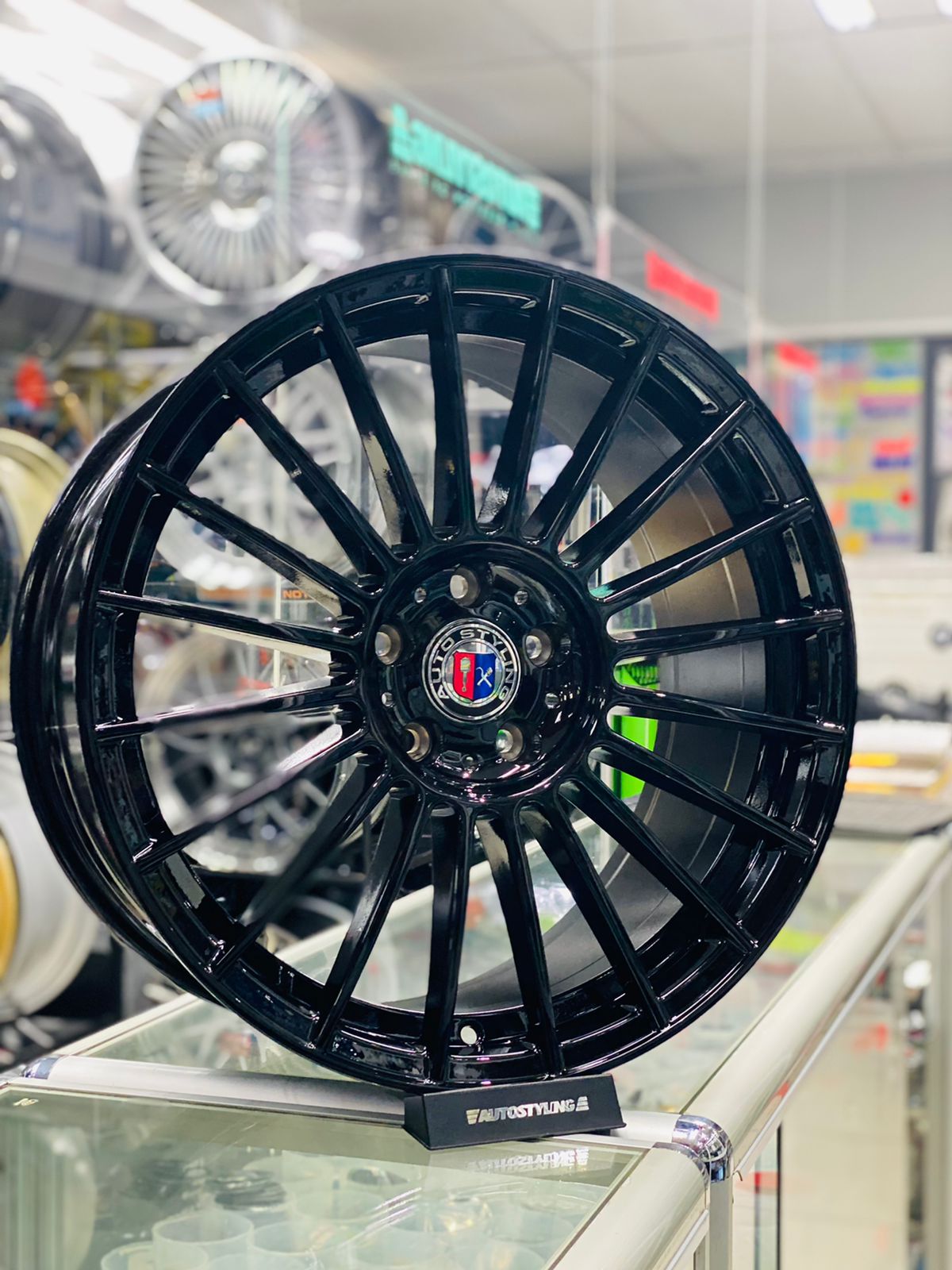 19”  AS-A45 5x112 GLOSS BLACK