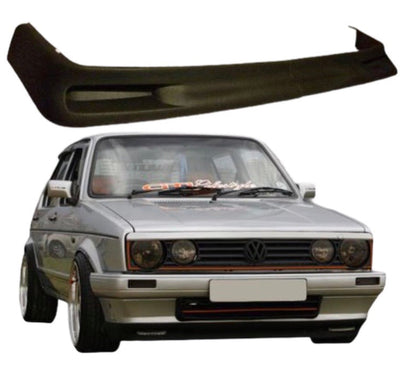 VW 16V 2PCE FRONT SPOILER MATT BLACK