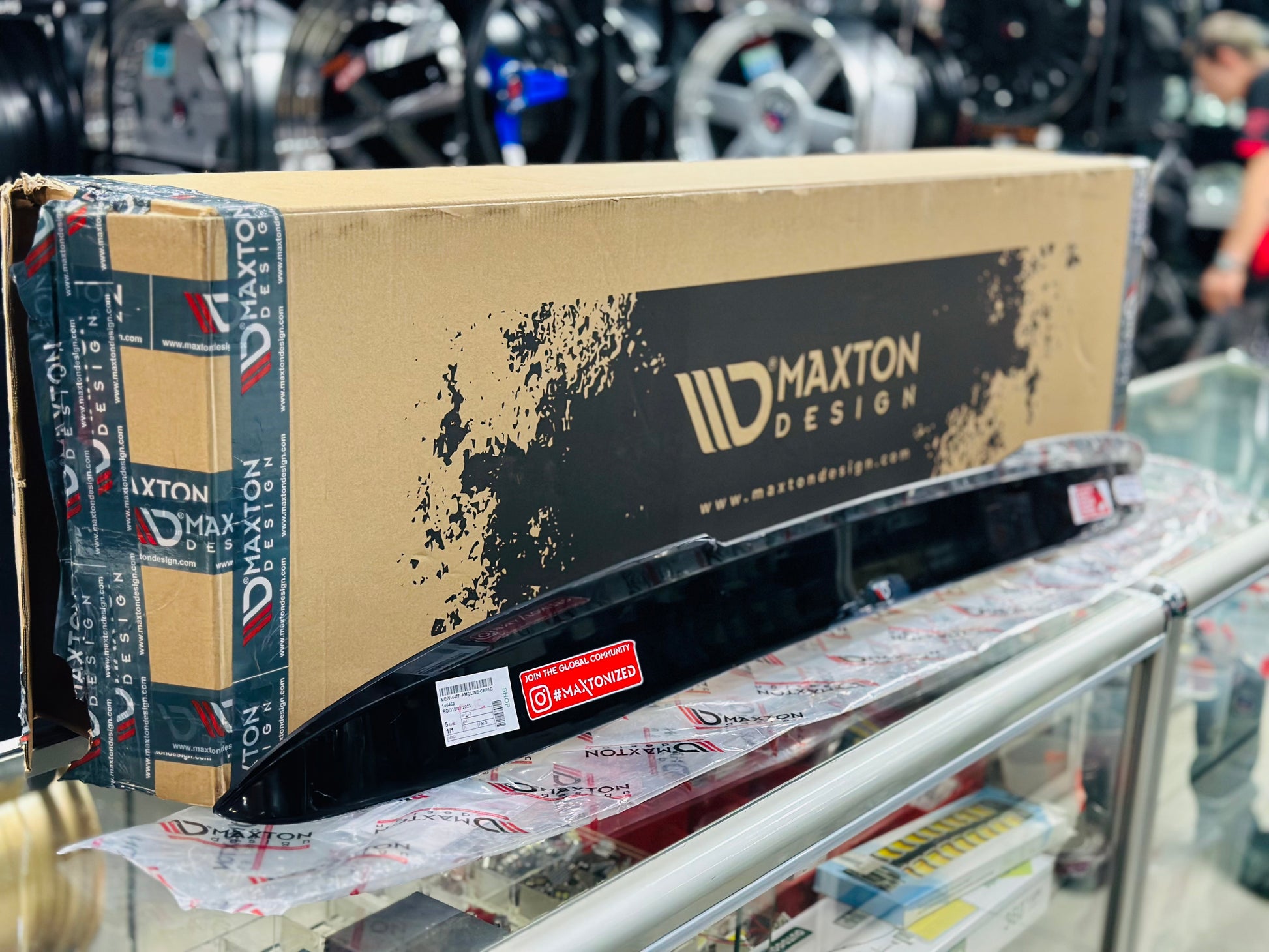 MERCEDES V CLASS W447 MAXTON ROOF SPOILER EXTENSION