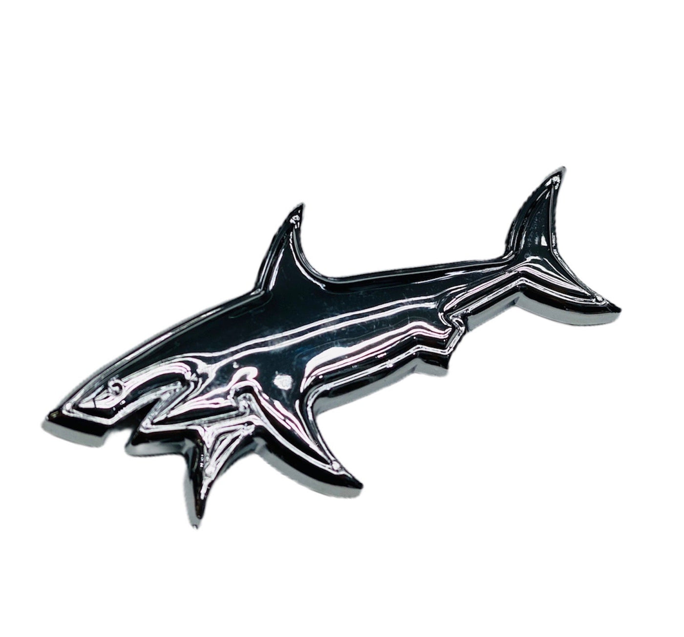 FULL CHROME SHARK BADGE
