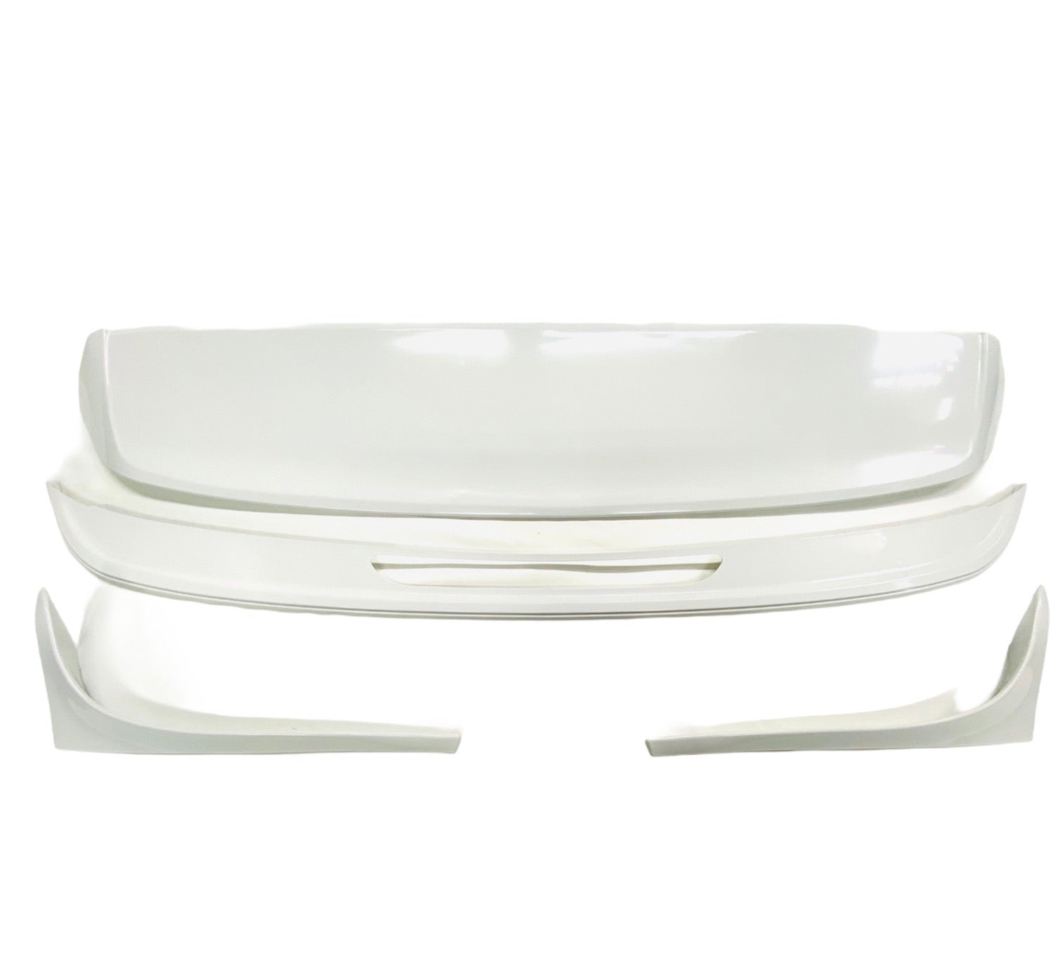 VW GOLF MK 7 TSI TO GTI 4PCE BOOT SPOILER WHITE