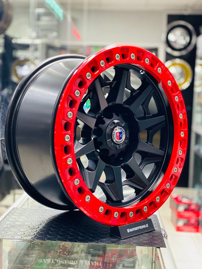 18” AS- F2005 RED FLOWFORGED BAKKIE RIMS 6/139