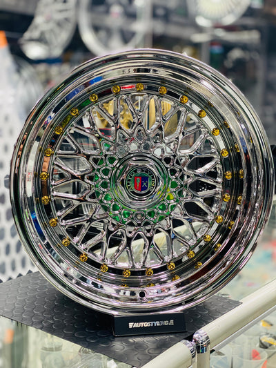 17” AS® Mesh chrome 4x100 & 5x100 8.5j