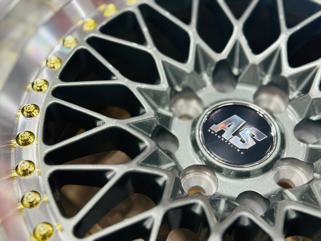 15” AS-7418 VS  GUNMETAL 4/100 4/114 wheels