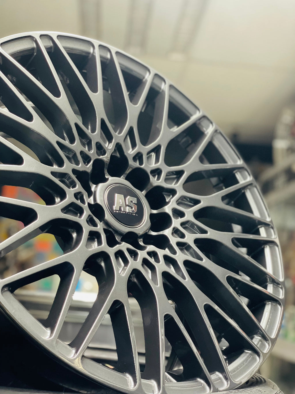 17" AS-7895 5/100& 5/114 GUNMETAL WHEELS