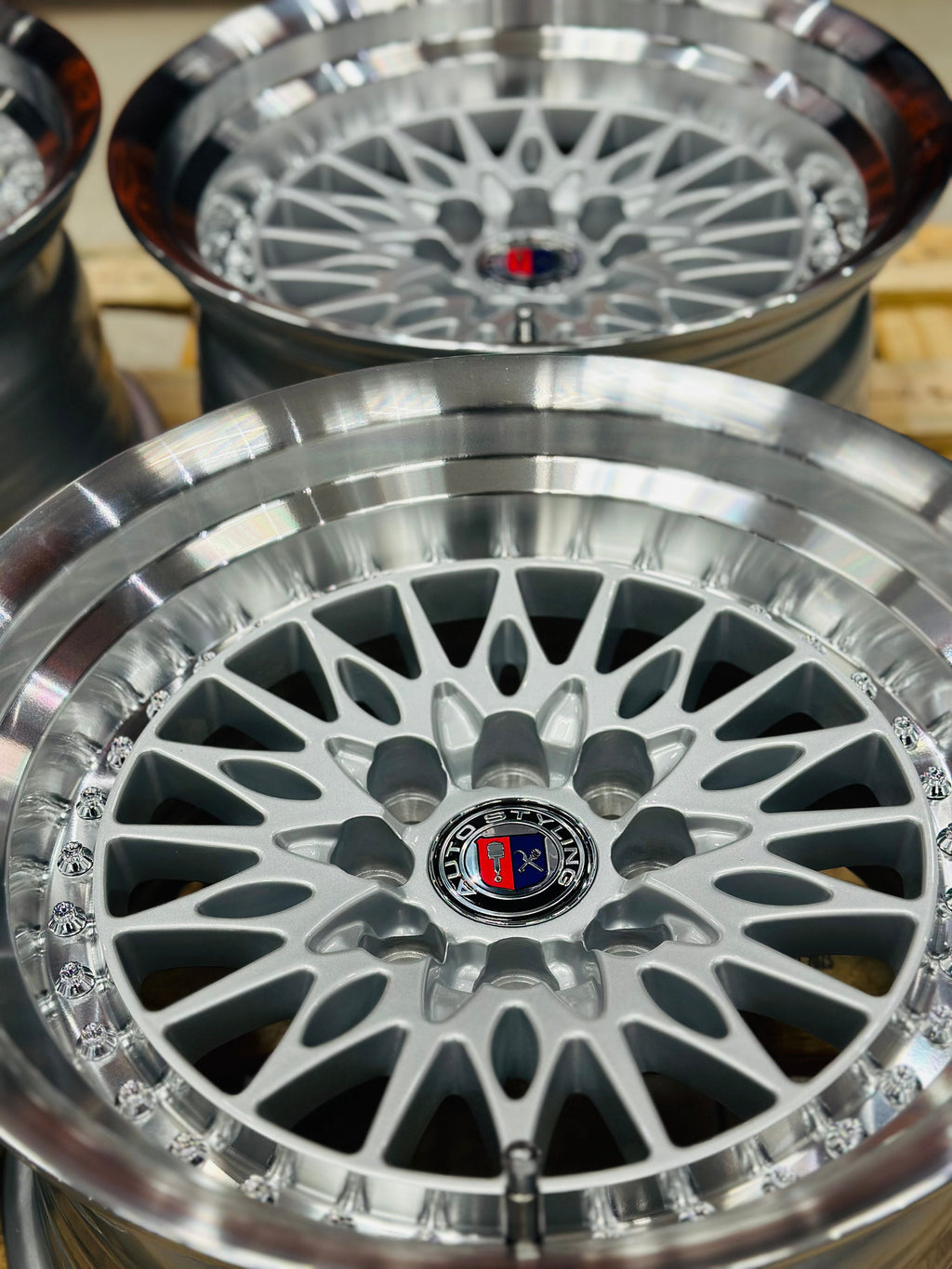 15” AS-7162 SILVER  4/100 4/108 wheels