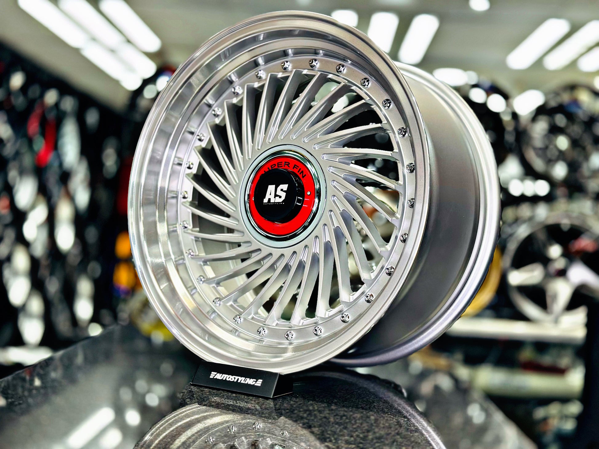 17” AS SUPERFIN (L)  4x100 & 5x100 SILVER wheels