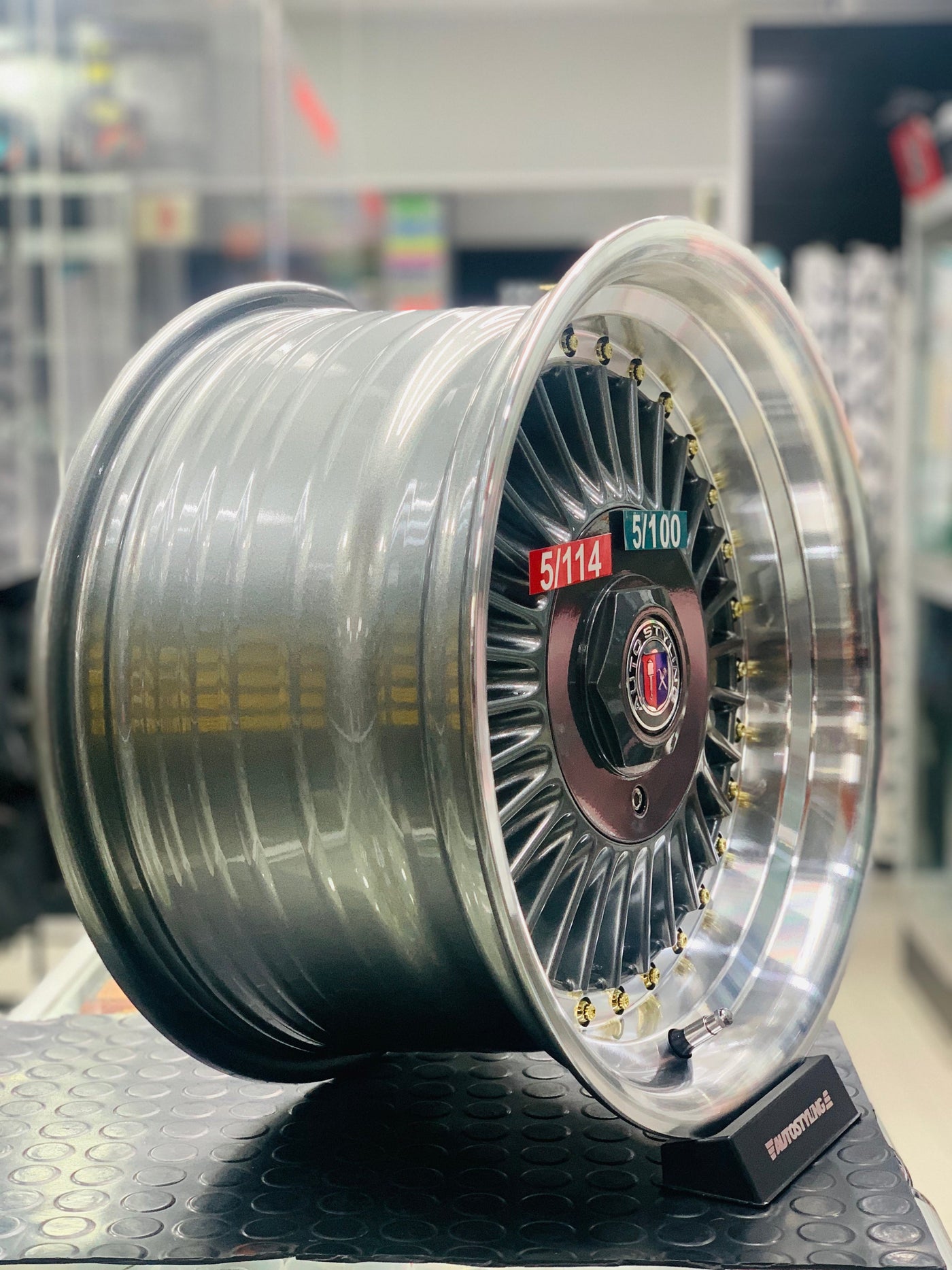 15” AS- EMITZ 5x100 & 5x114 gunmetal wheels