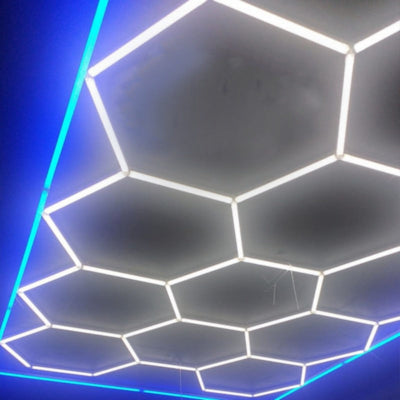 Designer Hexagon /arrow led lights 4.8m x2.4m