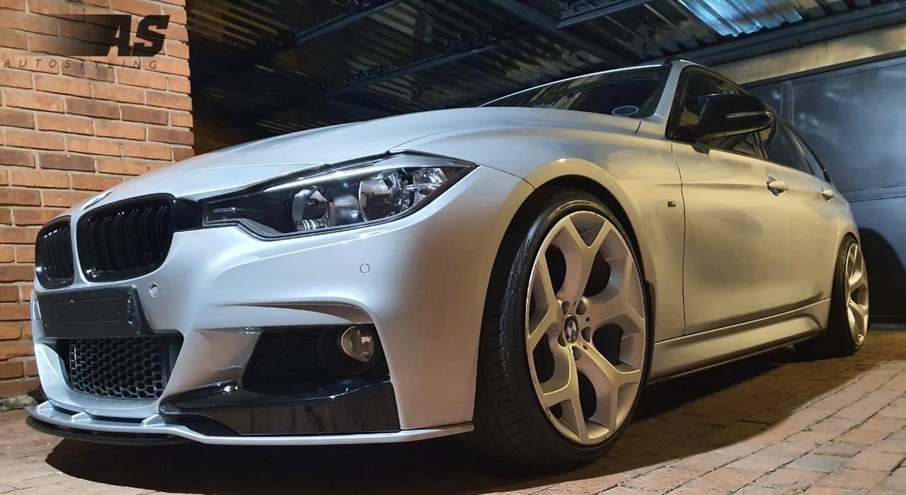 BMW F30 3D 4pce PLASTIC FRONT SPOILE