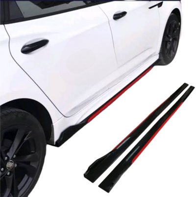 Universal Side Skirt with Red Accen