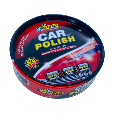 SHIELD CAR POLISH HIGH GLOSS CARNAUBA WAX
