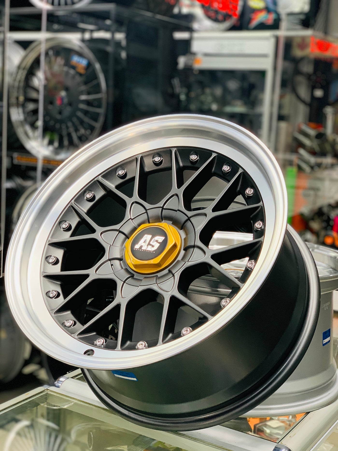 17” AS BBS 506 4/100 & 5/100 matt grey wheels