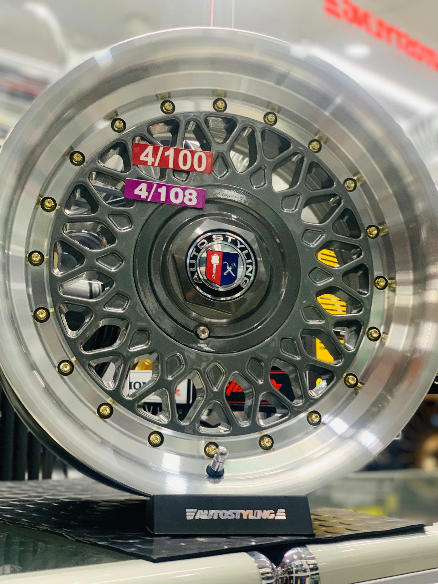 15” AS-PMESH 4x100 & 4x108 gunmetal