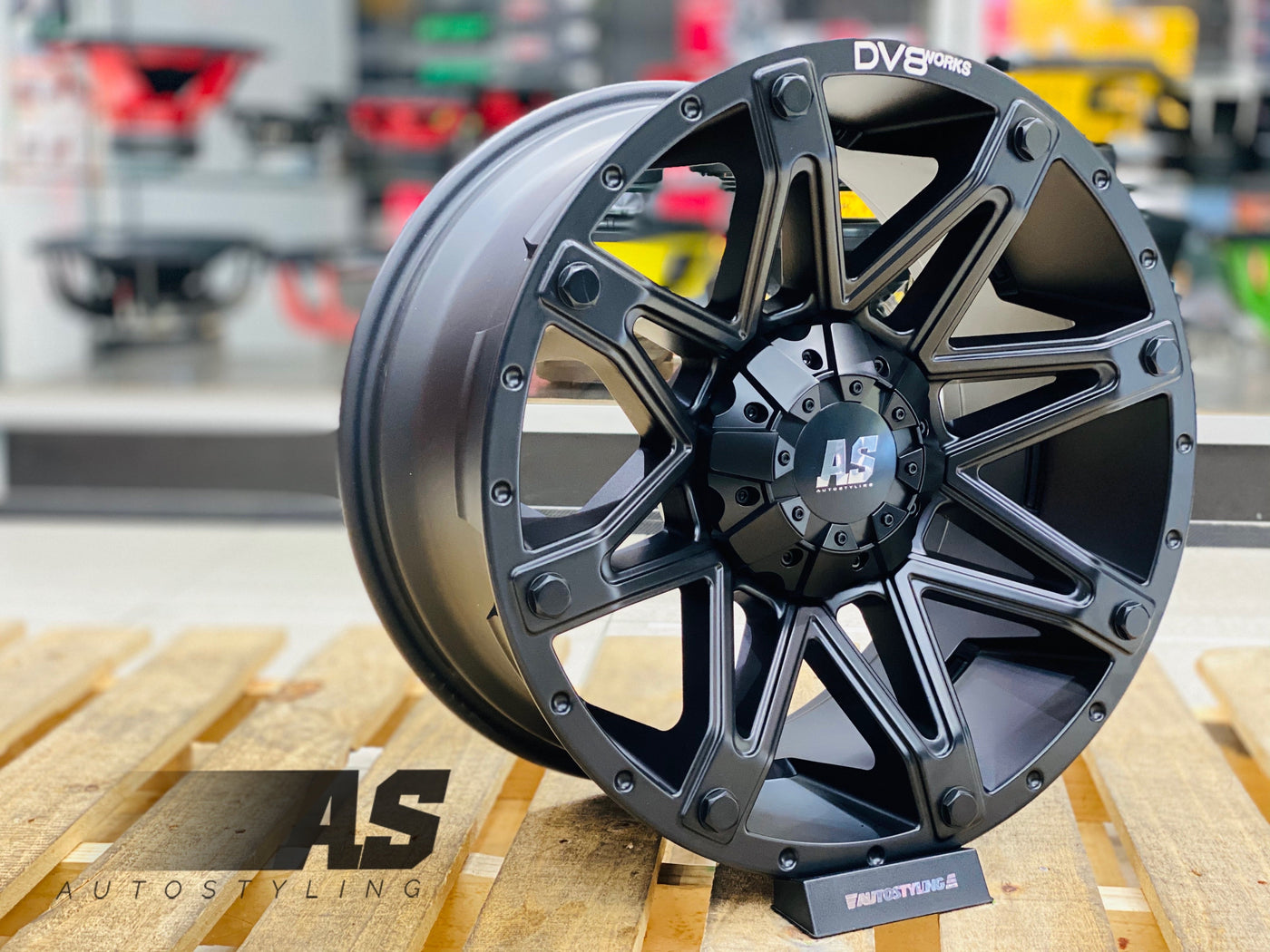 18” AS- CHARGER 6/139 6/135 BLACK