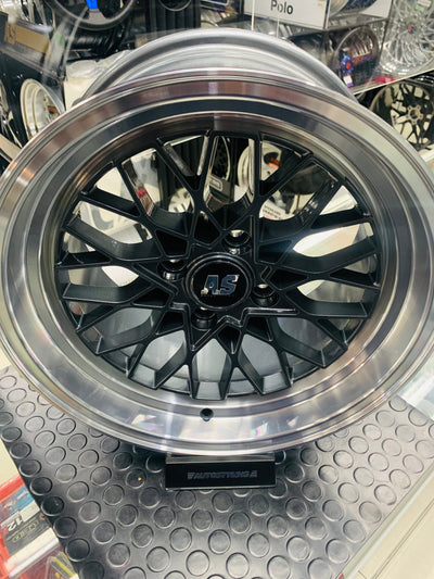 15” AS-AW113 4/100 & 4/114 multi pcd gunmetal wheels