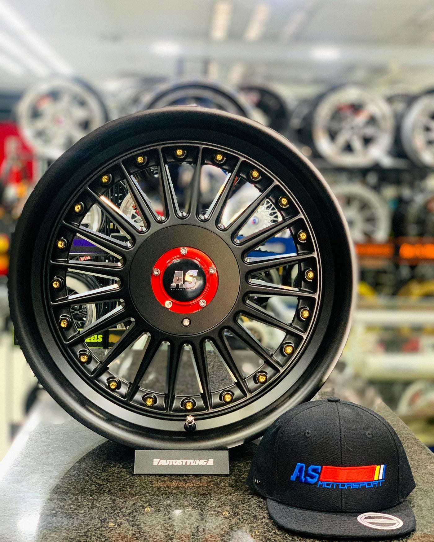 17'' AS-PINA SATIN BLACK 5x100 & 5x114 MULTI PCD WHEELS