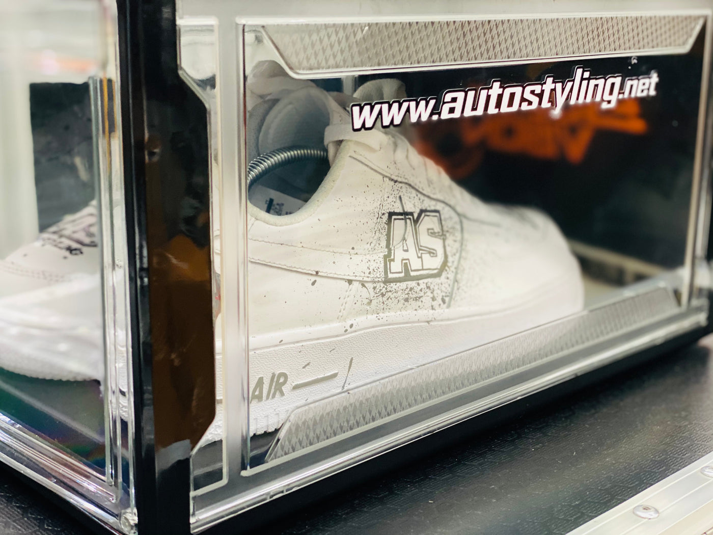 AS SNEAKER / MODEL CAR DISPLAY BOX BLACK