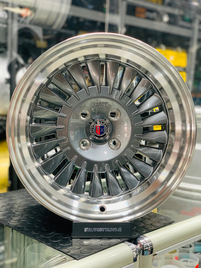 15” AS-PIRI 4/100 GUNMETAL WHEELS