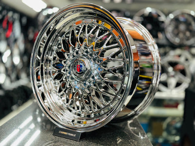 18” AS- MESH 5/100 5/120 SILVER CHROME