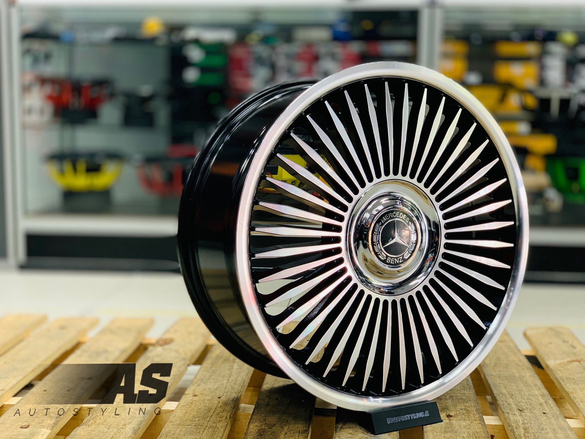 19" AS-ROLLS  5/112 BLACK MACHINE FACE