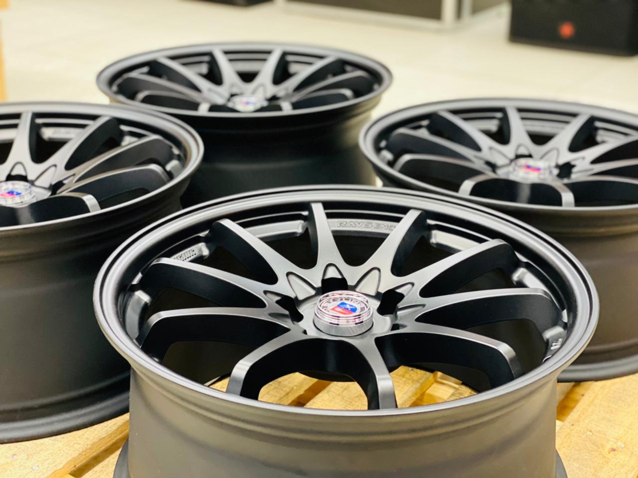 18” AS- CE28  5/114 MATT BLACK